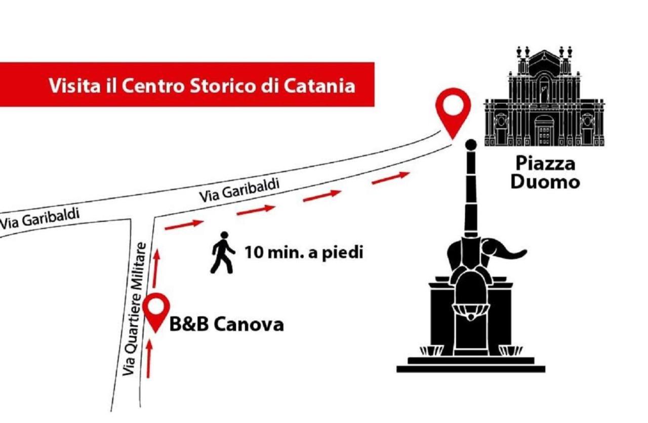 B&B Canova Катания Экстерьер фото